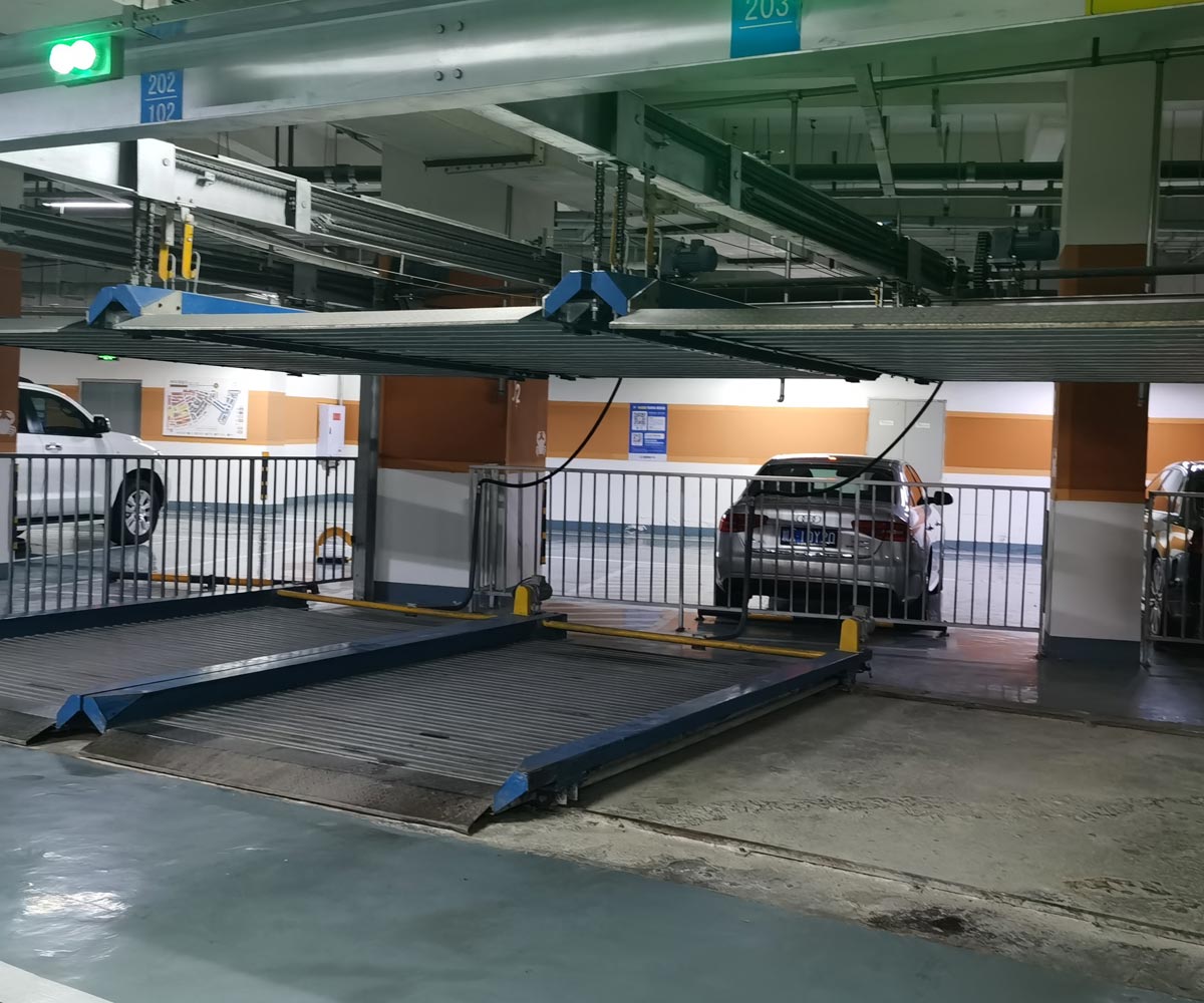 桃源兩層升降平移機械車庫